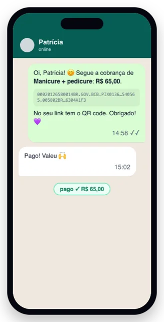 Payment request screen from Kodeira Agenda, a SaaS product we built.